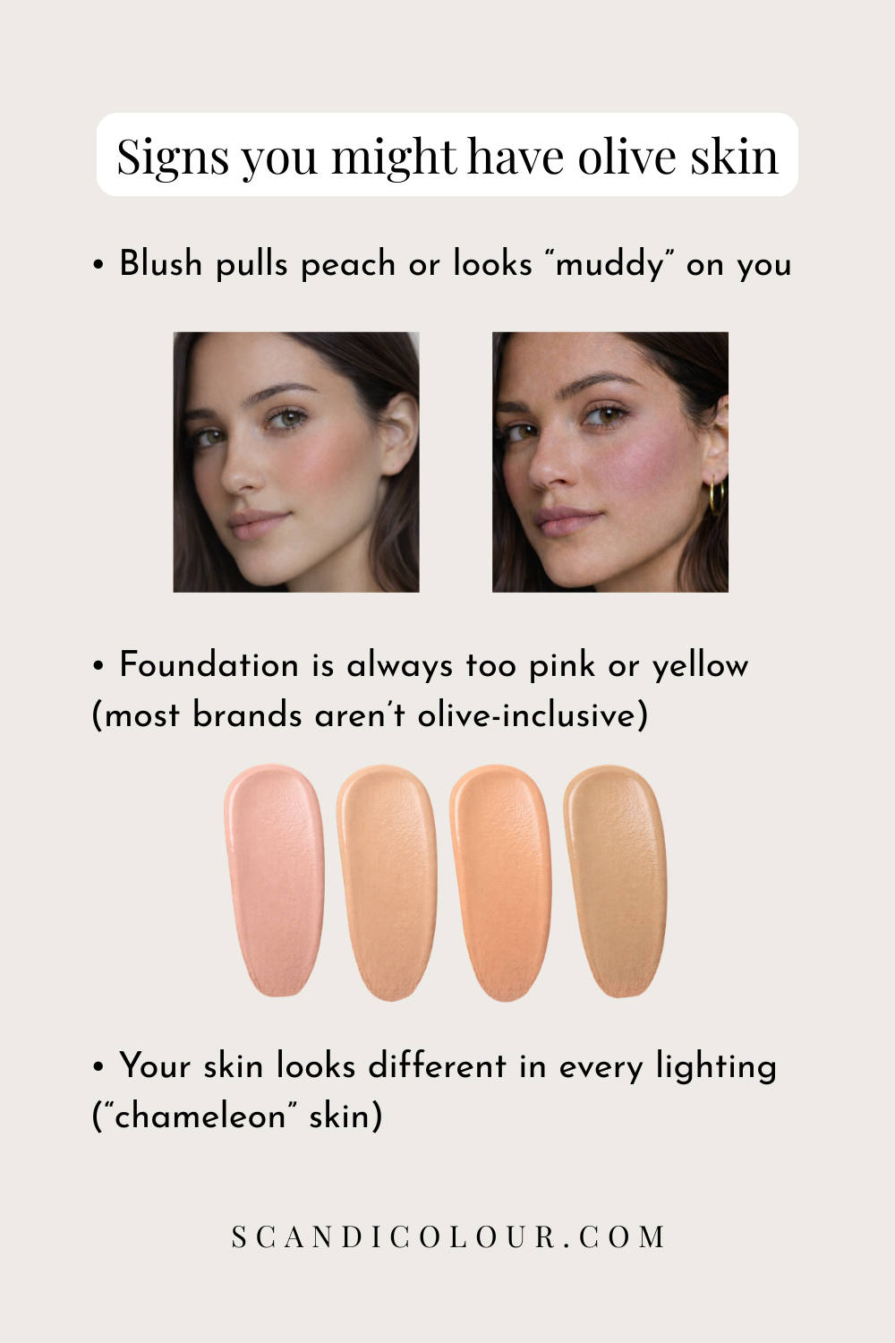 Olive skin mini guide – SCANDICOLOUR